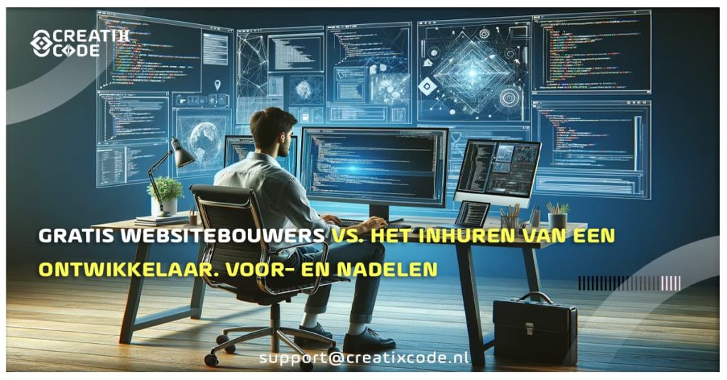 Gratis websitebouwers vs. het inhuren van een